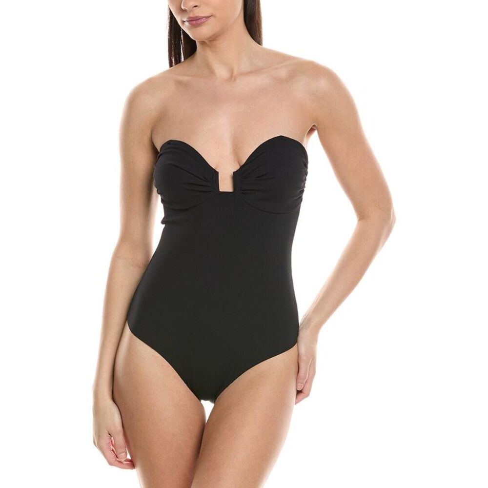 Palmacea Womens Uma Rib One-Piece, Black
